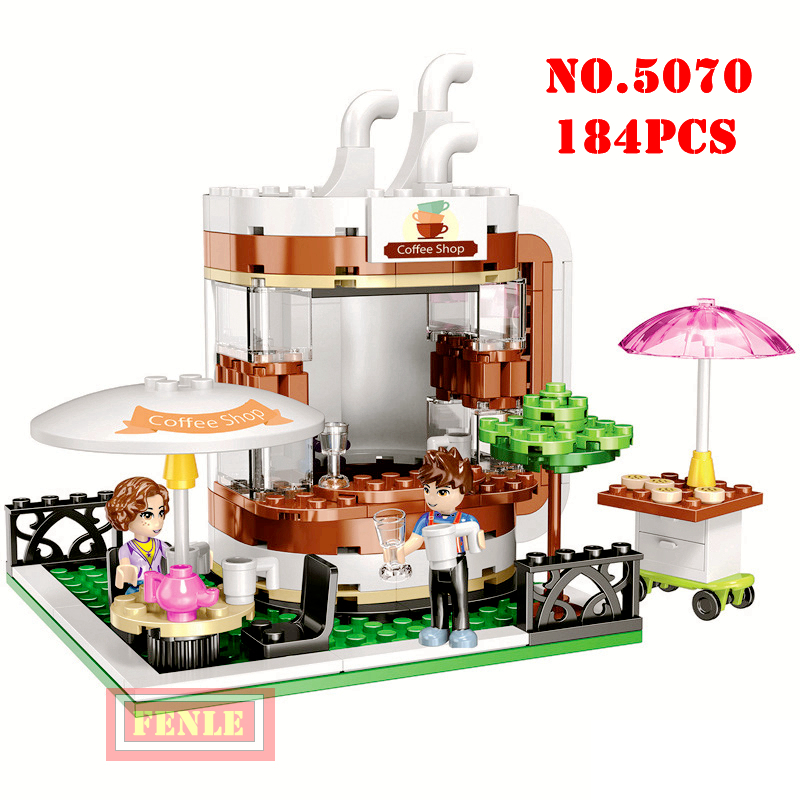 Compatible friends Partner Model Building Blocks Girl Series Ice Cream Cake Shop Bricks Toys For Children mini Gift NO.5070