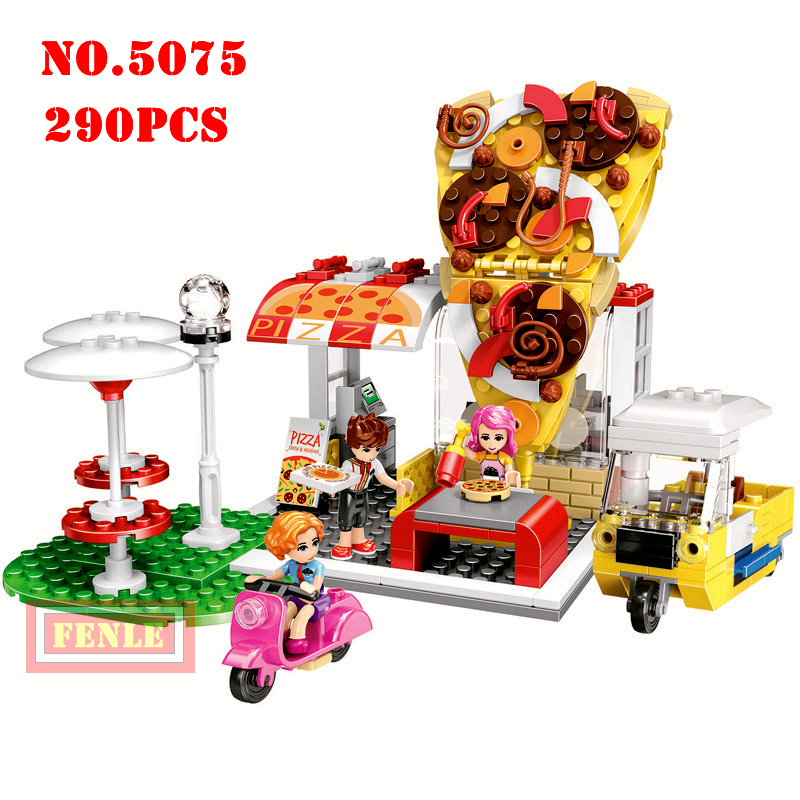 Compatible friends Partner Model Building Blocks Girl Series Ice Cream Cake Shop Bricks Toys For Children mini Gift NO.5075