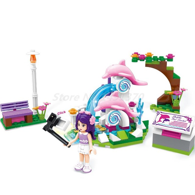 Compatible Friends Series Cherry's Bedroom Action Building Blocks Model Set 124pcs Brick Toys For Girls Christmas Gifts A