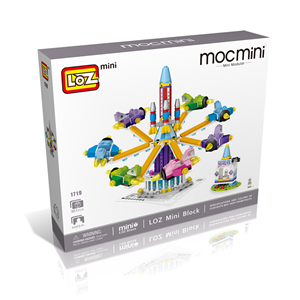 LOZ Mini Blocks ferris wheel Toys A carousel Plastic Assembly Blocks Toys for children Educational DIY Compatible 1719