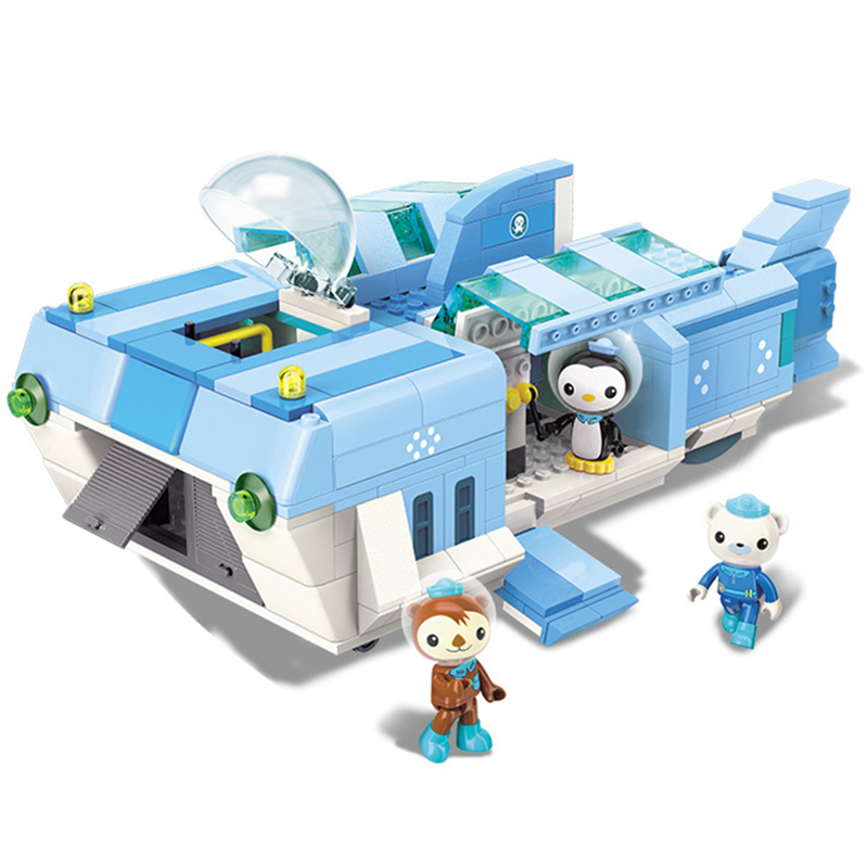 ENLIGHTEN Creator Ideas City Les Octopus Octopod Octonauts Cartoon Building Blocks Model Sets Kids Toy Compatible Duplo 3705