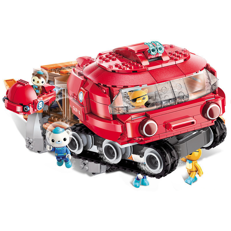 ENLIGHTEN Creator Ideas City Les Octopus Octopod Octonauts Cartoon Building Blocks Model Sets Kids Toy Compatible Duplo 3707