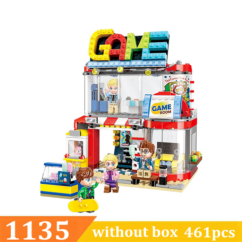 2019 new City School Bus Building Block Car Figure Blocks Educational Construction Building Bricks set Toys For Children 1135