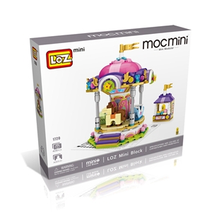 LOZ Mini Blocks ferris wheel Toys A carousel Plastic Assembly Blocks Toys for children Educational DIY Compatible 1720