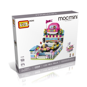 LOZ Mini Blocks ferris wheel Toys A carousel Plastic Assembly Blocks Toys for children Educational DIY Compatible 1728