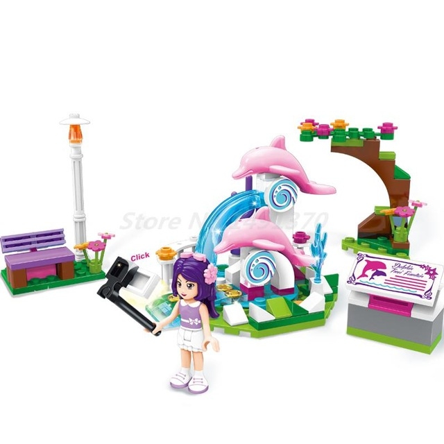 Compatible Friends Series Cherry's Bedroom Action Building Blocks Model Set 124pcs Brick Toys For Girls Christmas Gifts A