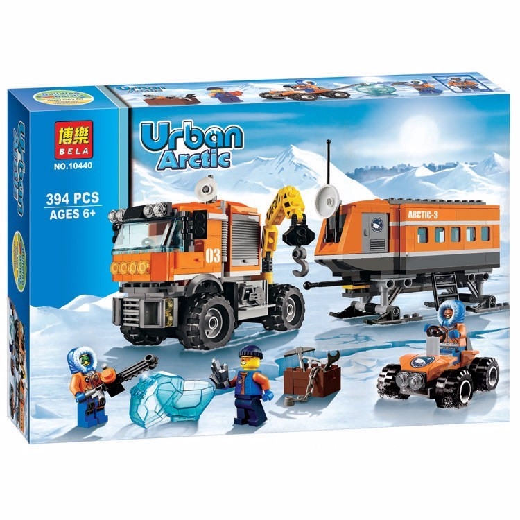 10440 Compatible City Arctic Outpost Policemen building blocks Figures Model Toys jail cell Bricks Compatible blocks