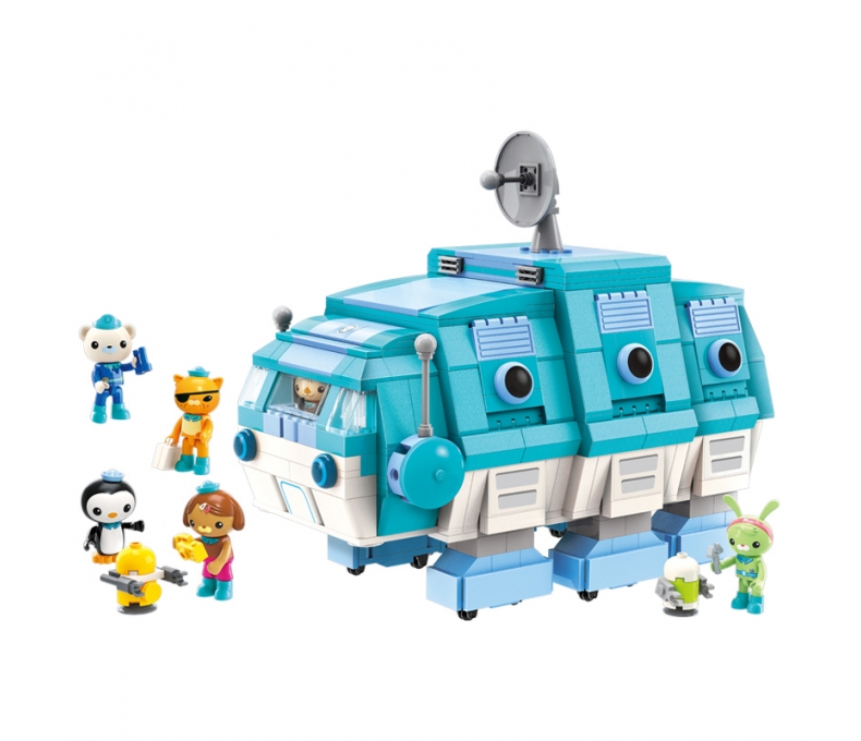 The Octonauts Barnacles Kwazii Peso Tweak Cartoon Model Building Blocks Toys for Compatible Duplo
