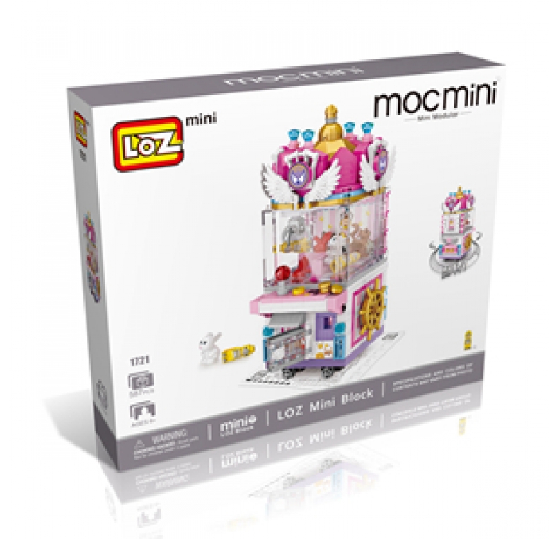 LOZ Mini Blocks ferris wheel Toys A carousel Plastic Assembly Blocks Toys for children Educational DIY Compatible 1721