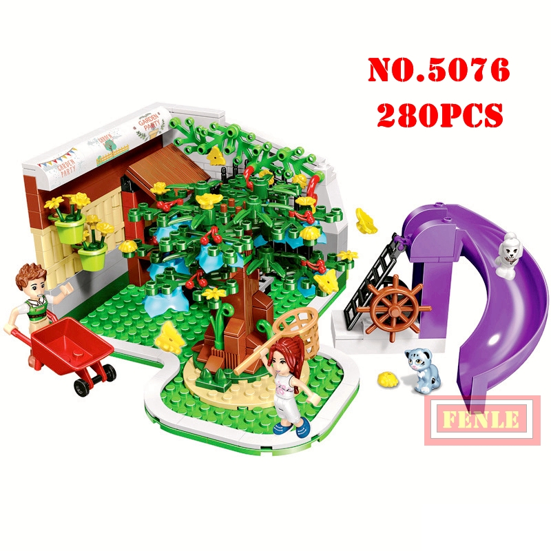 Compatible friends Partner Model Building Blocks Girl Series Ice Cream Cake Shop Bricks Toys For Children mini Gift NO.5076