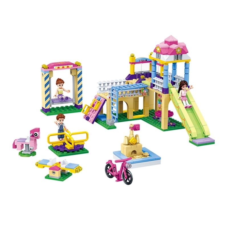 carniva Heartlake City Playground Building Blocks Bricks Education Sets Toys for Girls Gift Compatible with Friends