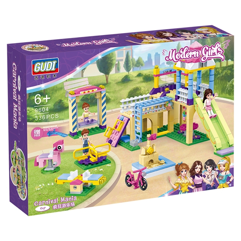 carniva Heartlake City Playground Building Blocks Bricks Education Sets Toys for Girls Gift Compatible with Friends
