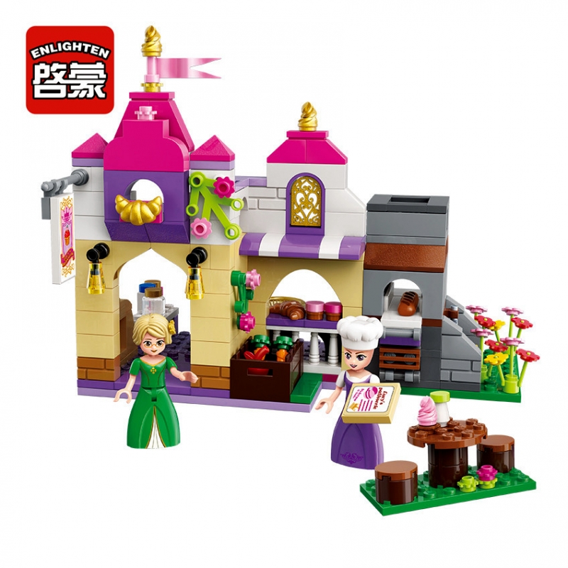 Enlighten Girl Friends Princess Building Blocks 236pcs DIY Educational Bricks Compatible with Toys Gift For Children