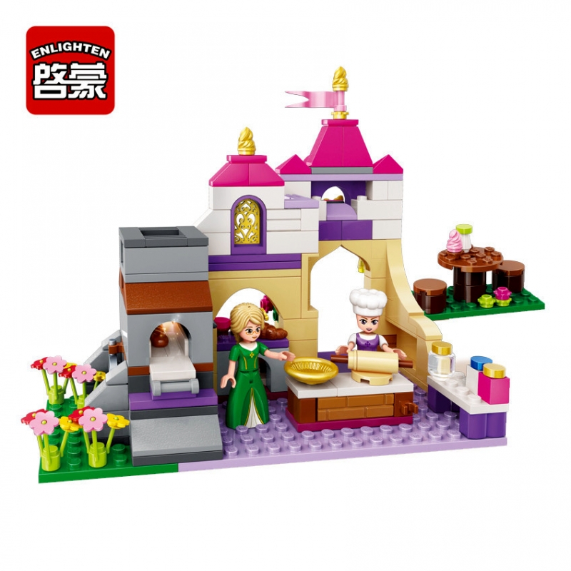 Enlighten Girl Friends Princess Building Blocks 236pcs DIY Educational Bricks Compatible with Toys Gift For Children