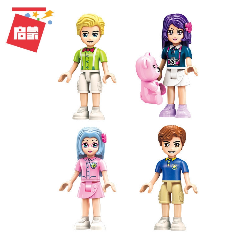 ENLIGHTEN Girls City Friends Princess Fantasy Carousel Colorful Holidays Building Blocks Sets Kids Toys Compatible