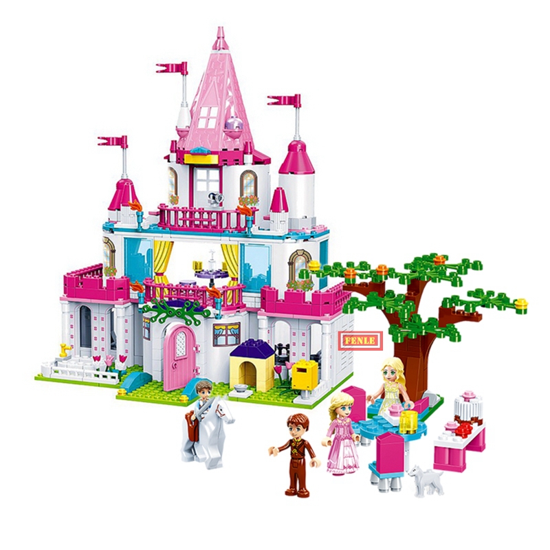 Compatible Royal Carriage 9013 Princess Enchanted Castle Figures Set Building Blocks Bricks Friends toys