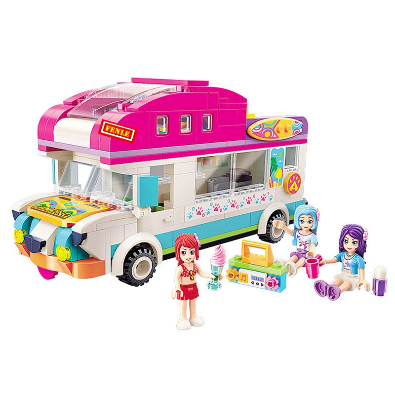 2019 new ENLIGHTEN 2020 friends Building Blocks Compatible Friends Heartlake Model Toys for Children