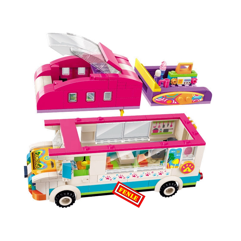 2019 new ENLIGHTEN 2020 friends Building Blocks Compatible Friends Heartlake Model Toys for Children
