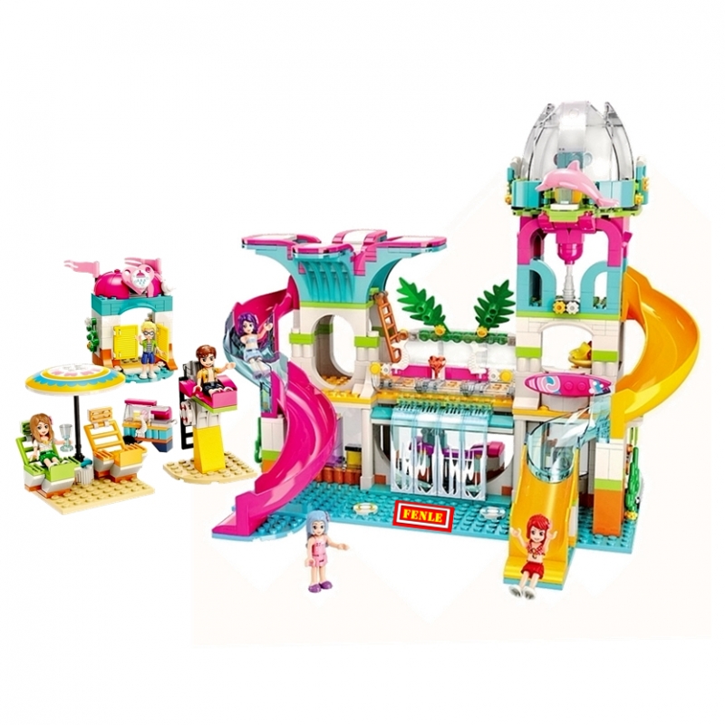 2019 new ENLIGHTEN friends Building Blocks Compatible Friends Heartlake Model Toys for Children