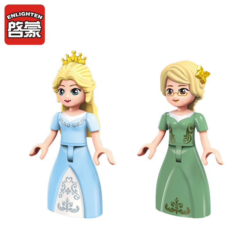 Enlighten Building Block Girls Friends Princess Leah Bedchamber 2 Figures 269pcs Educational Bricks Toy For Girl Gift-No Box 2601B