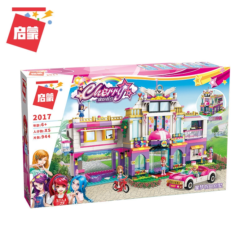 HOT NEW Girls City Friends Princess Dream House Villa Colorful Holiday Building Blocks Sets Kids Toy Compatible