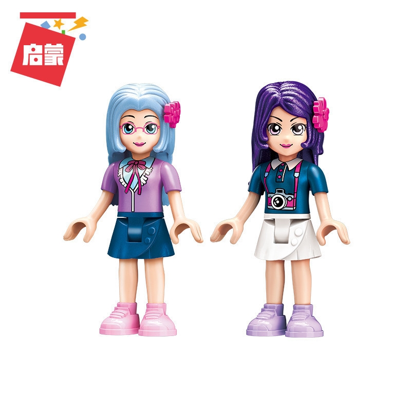 ENLIGHTEN City Girls Princess Blue Whale Aquarium Building Blocks Sets Bricks Model Kids Classic Compatible Friends