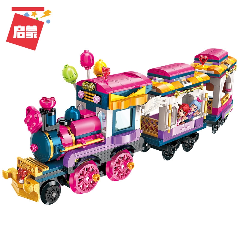 ENLIGHTEN City Girls 2015 City Girls Compatible friends Princess Movie Maersk Train Car Building Blocks Bricks Sets