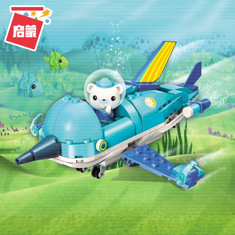 Octonauts Building Block GUP-R Sailfish Vehicle & Barnacles 116pcs Educational Bricks Toy For Boy Gift