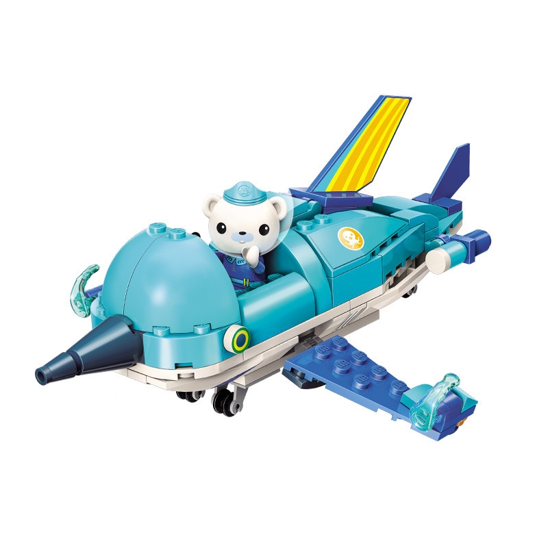 Octonauts Building Block GUP-R Sailfish Vehicle & Barnacles 116pcs Educational Bricks Toy For Boy Gift