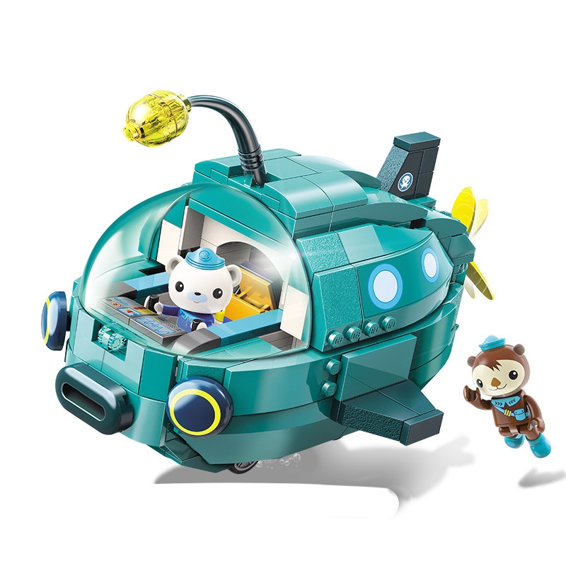 Octonauts Building Block GUP-A Deluxe Vehicle Playset & Barnacles 323pcs Educational Bricks Toy For Boy Gift