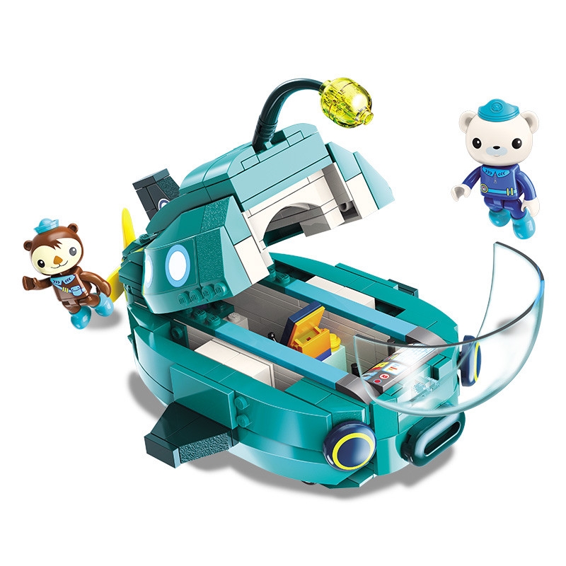 Octonauts Building Block GUP-A Deluxe Vehicle Playset & Barnacles 323pcs Educational Bricks Toy For Boy Gift