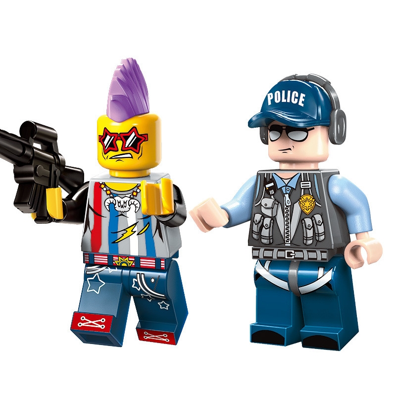 ENLIGHTEN City Series Special Police Thunder blocking airplan Building Blocks Sets Brick Kids Toys Compatible