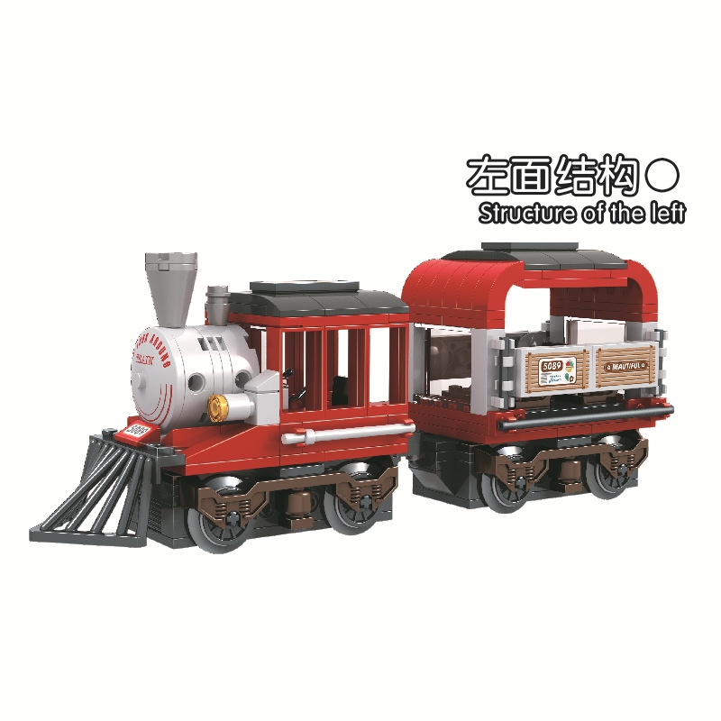 City Creator Sightseeing  Building Blocks Bricks train Model Rail MOC Technic Gift Toys For Children Boys Gif (Sightseeing train)