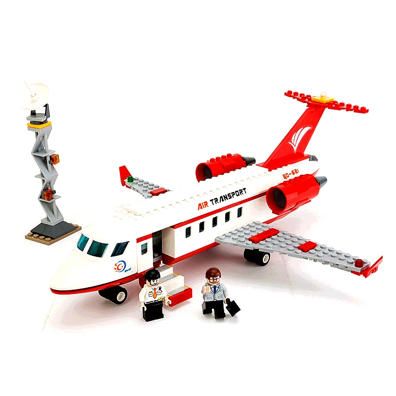 334pcs City Airplane Toy Air Bus Model Airplane DIY Building Blocks Bricks Educational Toys For Children Gifts plane