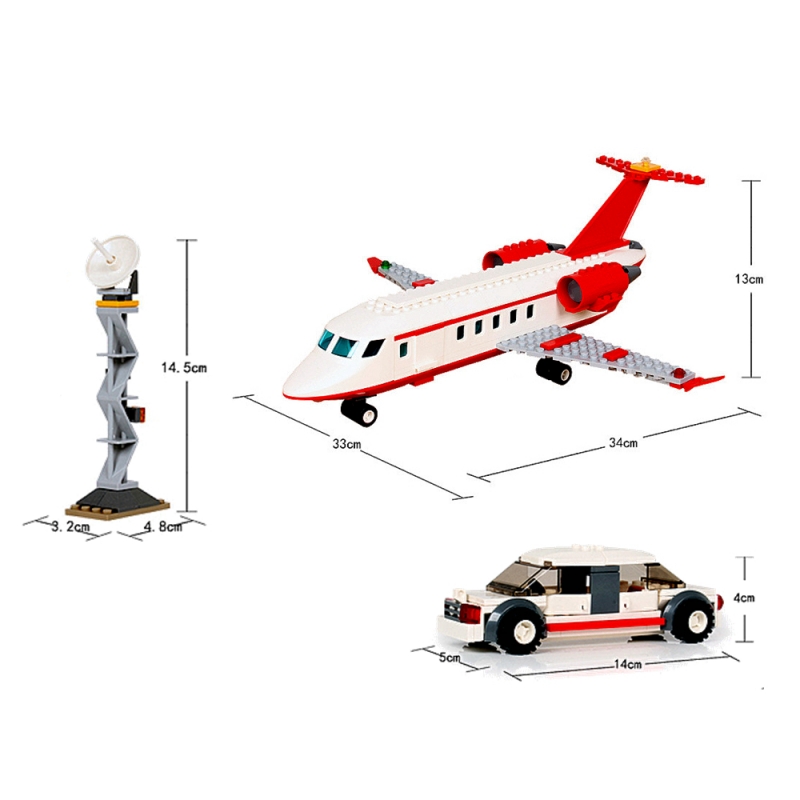 334pcs City Airplane Toy Air Bus Model Airplane DIY Building Blocks Bricks Educational Toys For Children Gifts plane
