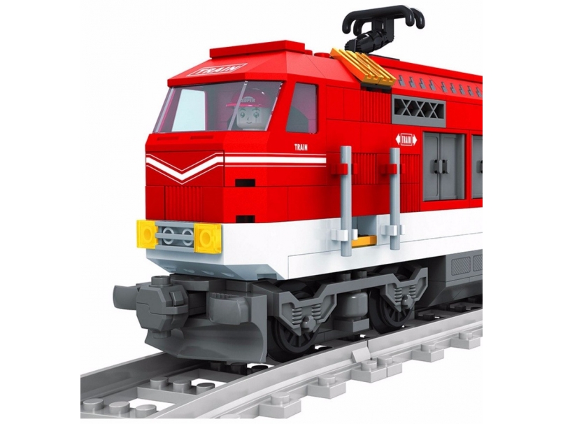 25807 RailRoad Conveyance Train Building Brick block Model toys With tracks Compatible with Technic Children gift toy