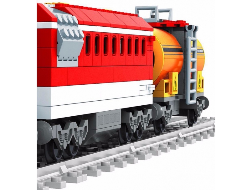 25807 RailRoad Conveyance Train Building Brick block Model toys With tracks Compatible with Technic Children gift toy