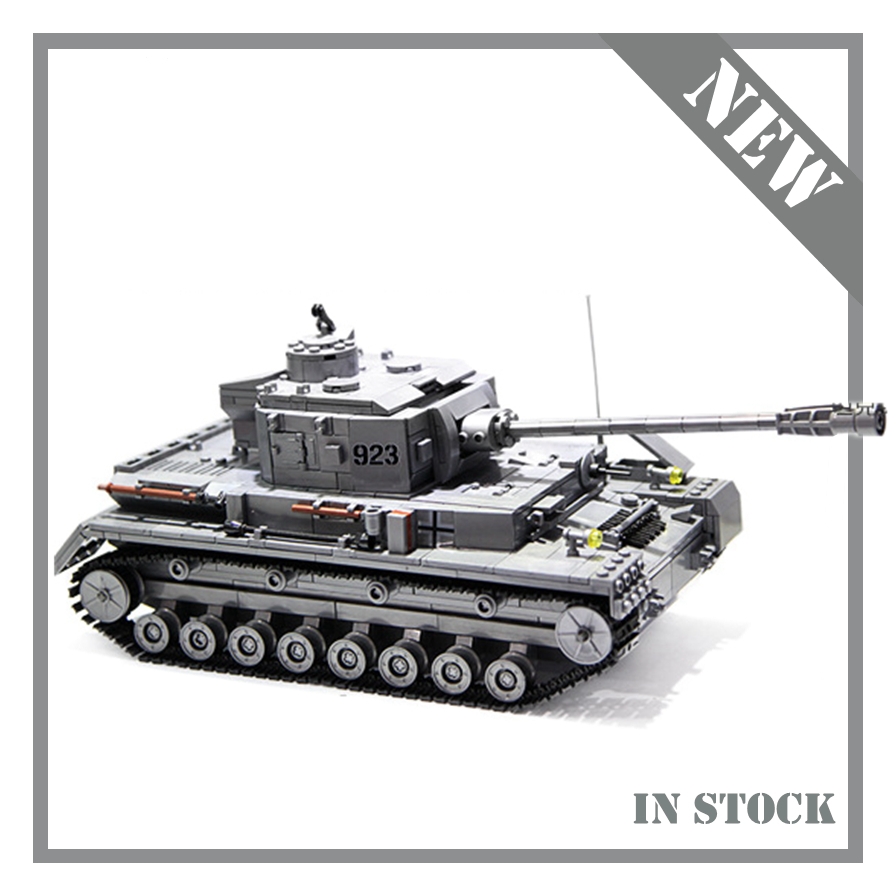 KAZI Large IV Tank 1193pcs Building Blocks Army model set Educational Toys for Children Compatible city