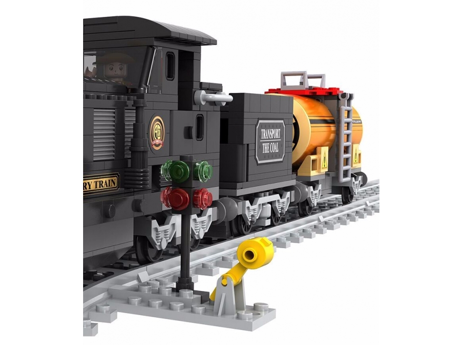 Steam Train Retro Trains 25812 Building Block Brick Model Toy 586pcs Compatible with technic Children Gift toys