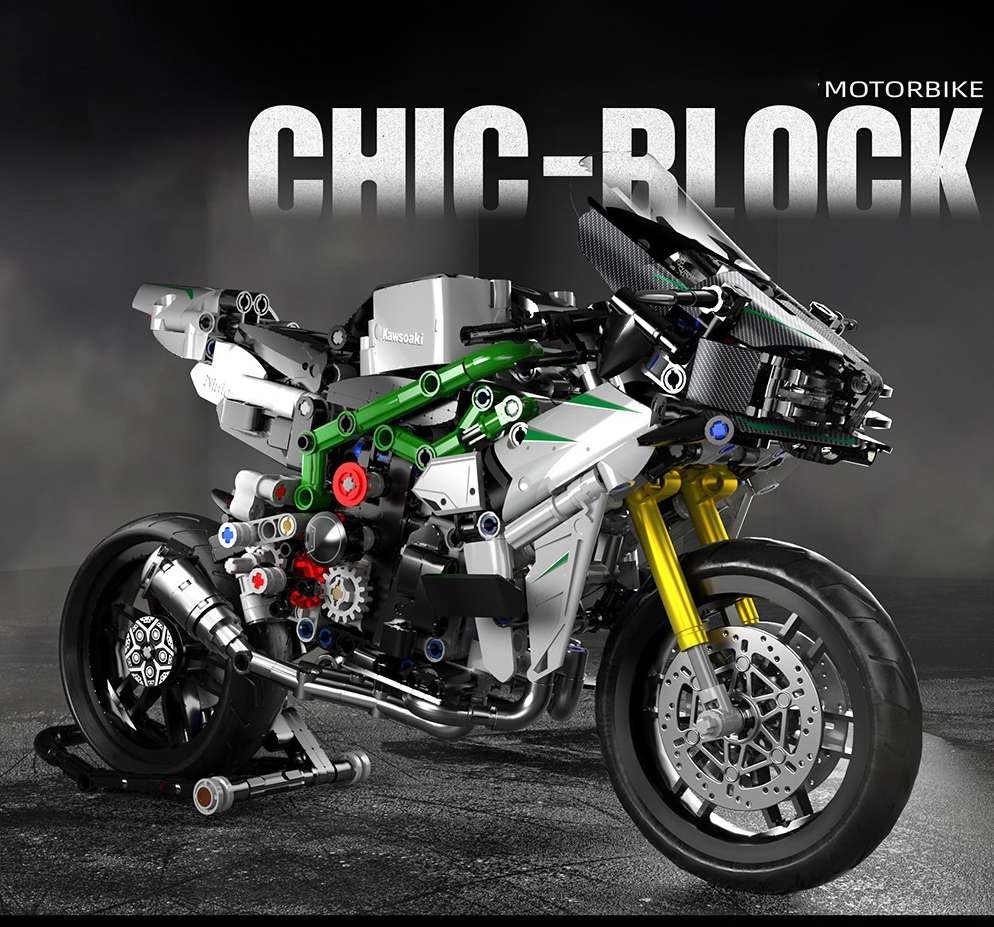 865pcs High-Tech Ideas Famous Motorcycle Model DUCADI Building Blocks Education Diy Assembly Bricks Toys Birthday Gifts for Children